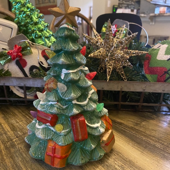 Vintage ceramic bear and tree - Picture 3 of 6